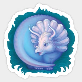 Baby Dinosaur, Triceratops Sticker